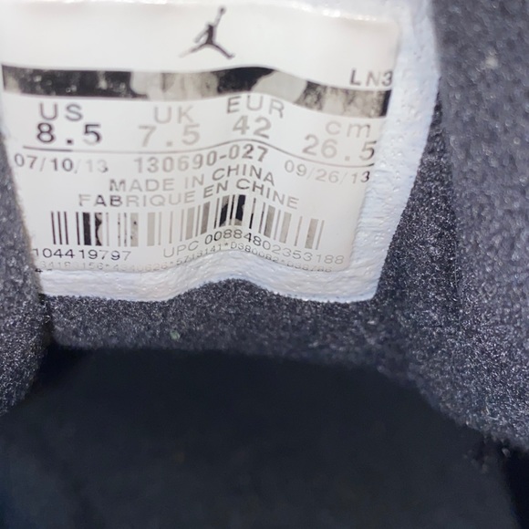 Nike Air Jordan 12 Gamma Blue Men’s Size 10 2013 - Picture 7 of 7